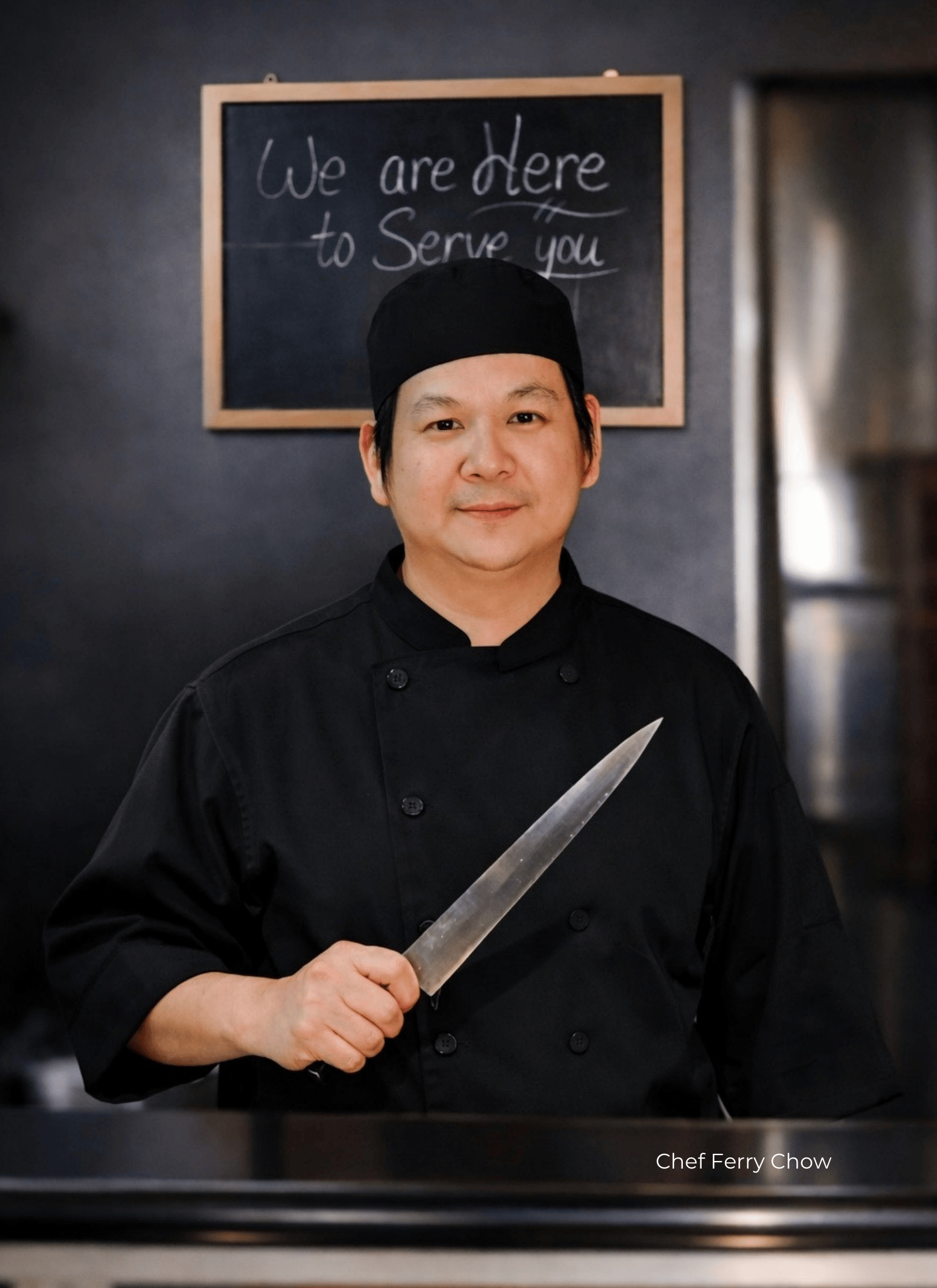 Chef preparing sushi